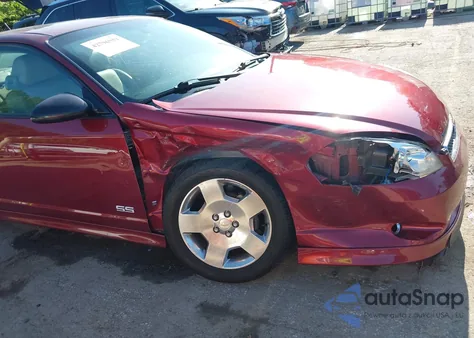 2007 Chevrolet Monte Carlo Ss из США, поврежденный, VIN 2G1WL15C779405646
